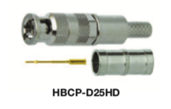 Canare 75Ω 12G-SDI Micro BNC konektor HBCP-Dxx (4 verzie)