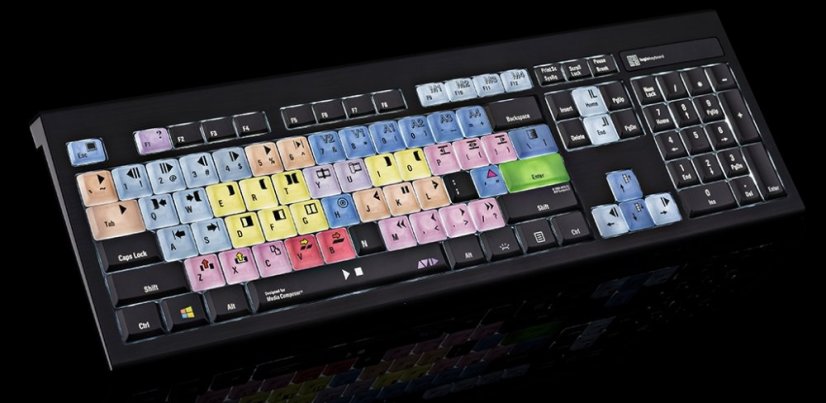 Logickeyboard AVID Media Composer keyboard