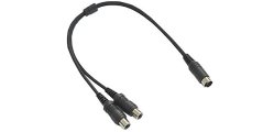 Canare S-Video to 2x Cinch(F) Video Cable - 0.3m