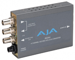 AJA ADA4 (Audio AD a DA converter)