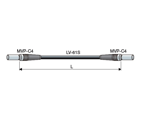 Canare 75 ohm Mini Weco Patch kábel - MVPCxx (3 verzie)