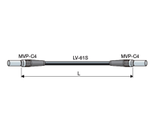 Canare 75 ohm Mini Weco Patch kábel - MVPCxx (3 verzie)
