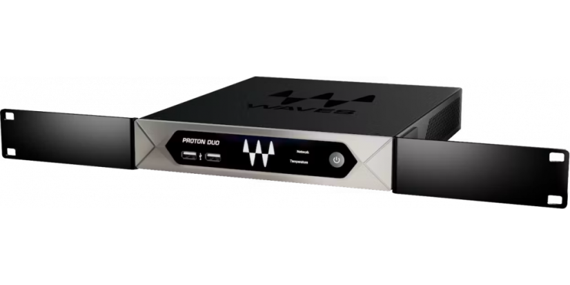 Waves rackový úchyt pre jeden 1U Half-Rack SoundGrid server