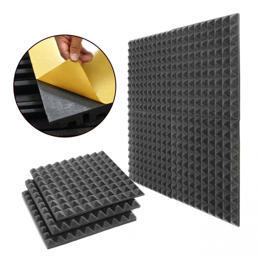 Veles-X Akustické  pyramídy samolepiace 30cm (2 verzie)