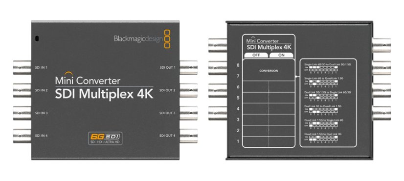 Blackmagic Design Mini Converter - SDI Multiplex 4K