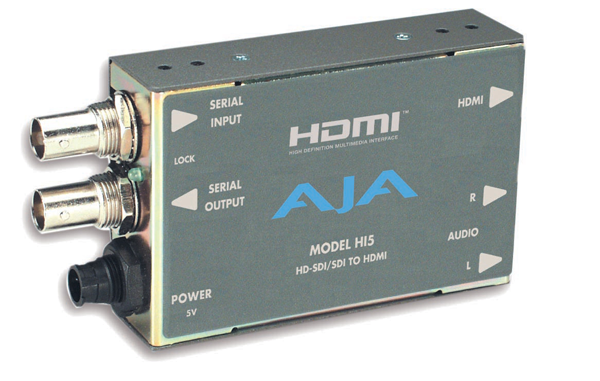 AJA Hi5 (HD-SDI/SDI to HDMI)