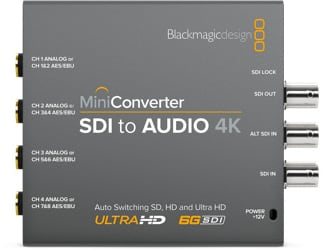 Blackmagic Design Mini Converter - SDI to Audio 4K