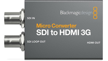Blackmagic Design Micro Converter - SDI to HDMI 3G (2 verzie) - Verzia:: S adaptérom (w PSU)