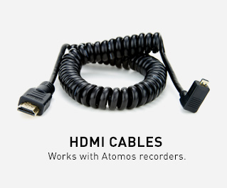 Atomos Pro HDMI stočený kábel (8 verzií ) - Verzia:: micro HDMI-R / HDMI (50 cm)18