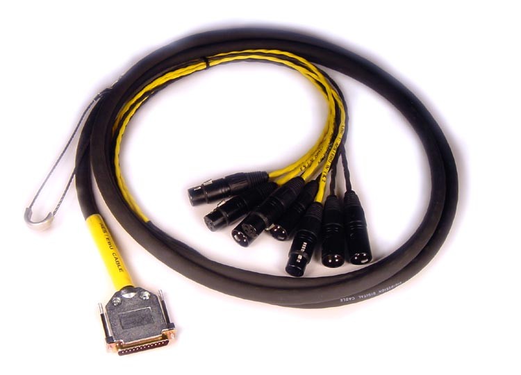 AVID DB25-XLR M+F AES/EBU DigiSnake, 1.2m