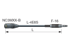 Canare Audio kábel "Star Quad" Stereo Phone - XLR(M) Neutrik - SPCxx-B2 (2 verzie)