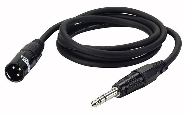 DAP XLR M-Jack stereo cable 3m DAP XLR M-Jack stereo cable 3m