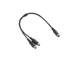 Canare S-Video to 2x Cinch(F) Video Cable - 0.3m