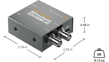 Blackmagic Design Micro Converter BiDirectional SDI/HDMI 3G (2 verzie)