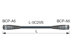 Canare 75 ohm SDI BNC video kábel - D5CxxA-S (8 verzií)