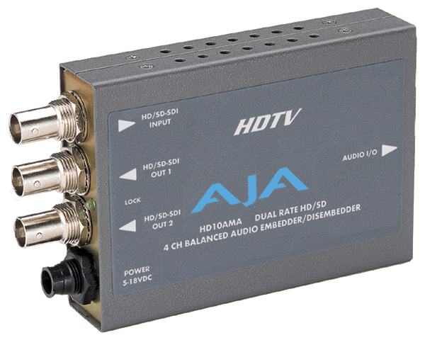 AJA HD10AMA (HD/SD Analog Audio Embedder/Deembedder)