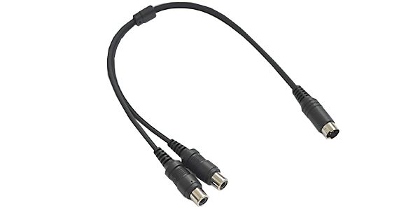 Canare S-Video to 2x Cinch(F) Video Cable - 0.3m