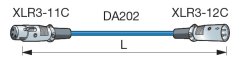 Canare AES/EBU Digitálny audio kábel XLR3(F) - XLR3(M) - DACxx (5 verzií)