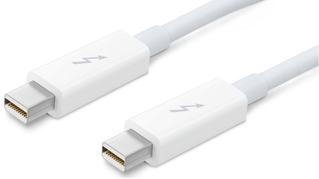 Apple Thunderbolt Cable (0,5m) - Výber farby: čierny