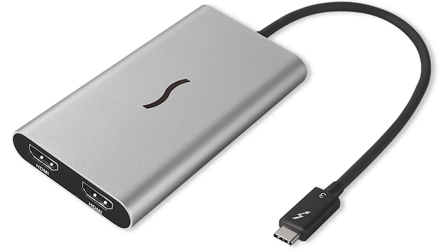 Thunderbolt 3 to Dual HDMI Adapter
