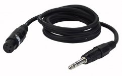 DAP XLR F-Jack stereo cable 1,5m