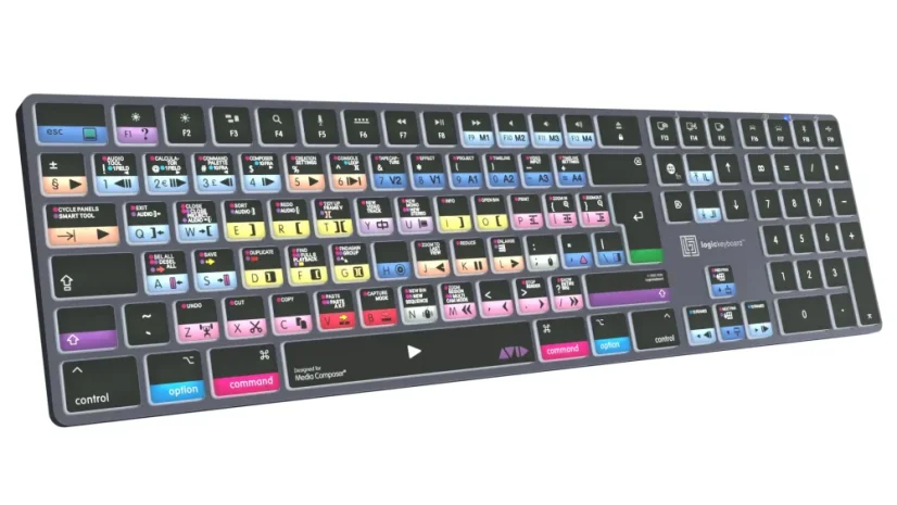 Logickeyboard AVID Media Composer keyboard