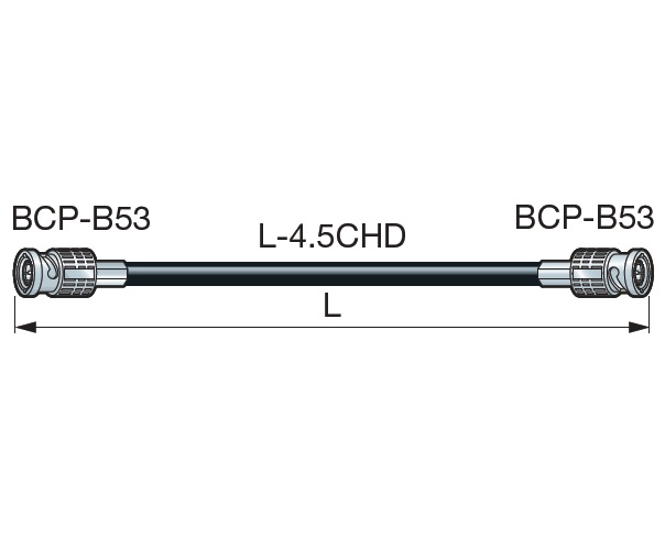 Canare 75 ohm 3G-SDI BNC kábel  - D4.5HDCxxE (5 verzií)