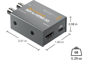 Blackmagic Design Micro Converter SDI to HDMI 3G (2 verzie)