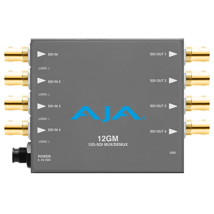 AJA 12GM (12G-SDI Muxer/DeMuxer)