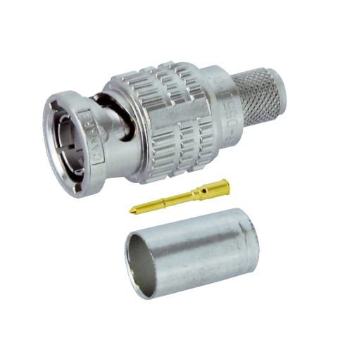 Canare 75Ω 12G BNC Krimpovací konektor - BCP-Dxx (5 verzií)