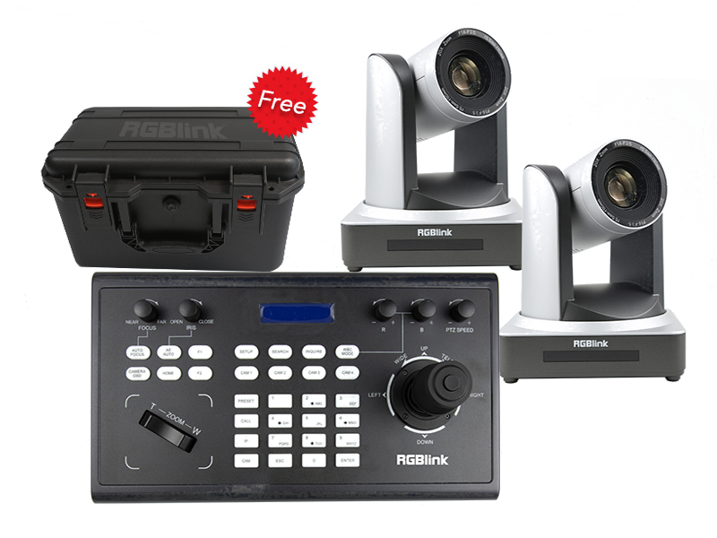 RGBLink Camera Bundle (2xPTZ camera + ABS case zadarmo)