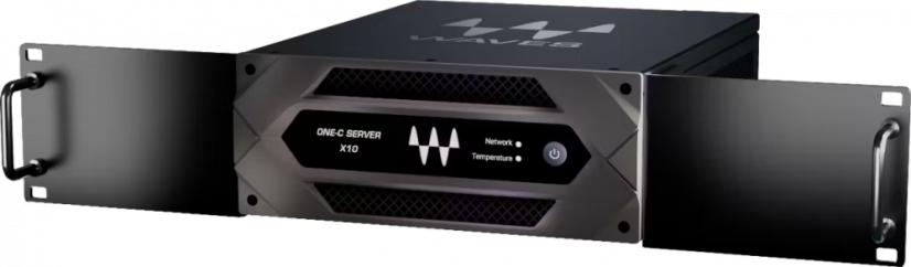 Waves rackový úchyt pre jeden 2U Half-Rack SoundGrid server