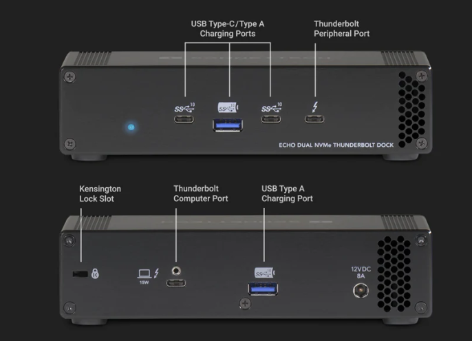 Sonnet Echo Dual NVMe Thunderbolt Dock