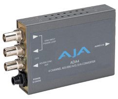 AJA ADA4 (Audio AD a DA converter)