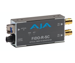 AJA FiDO-R-SC (Optical Fiber to SD/HD/3G SDI)