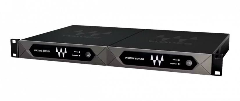 Waves polica pre dve 1U Half-Rack zariadenia SoundGrid