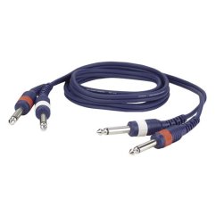 DAP 2 Jack mono-2 Jack mono cable 1,5m