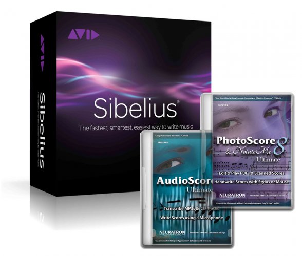 Sibelius + PhotoScore & NotateMe Ultimate 8 & AudioScore Ultimate 8