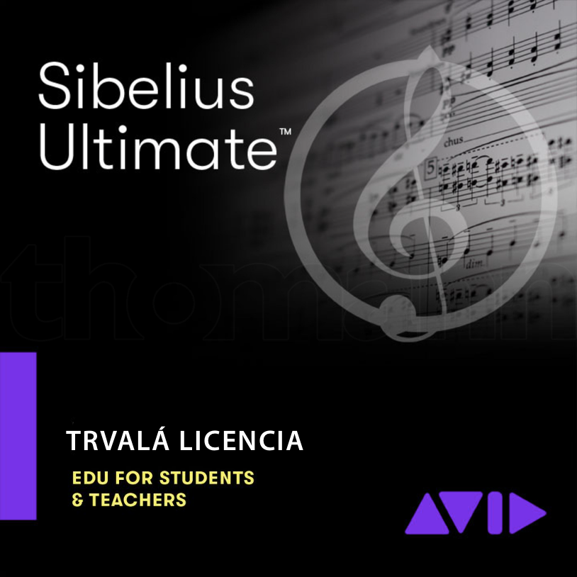 AVID Sibelius Ultimate EDU (4 verzie)