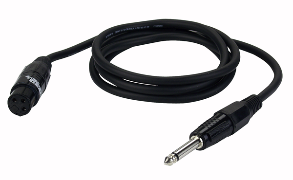 DAP XLR F-Jack mono cable 6m