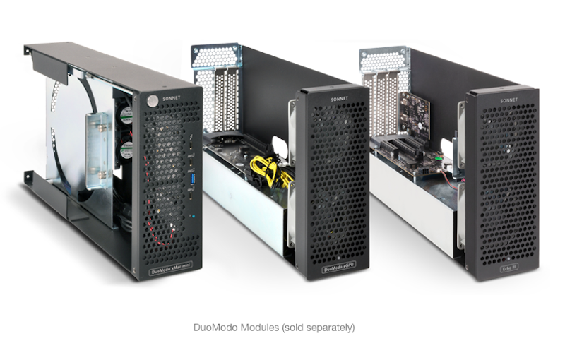Sonnet DuoModo 2U rackový box pre 2 moduly