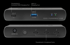 Sonnet Echo 5 Thunderbolt 4 Hub