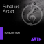 AVID Sibelius Artist (4 verzie) - Typy licencie: Ročné predplatné 