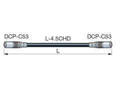 Canare 75 ohm DIN kábel DN4.5HDCxx (5 verzií)